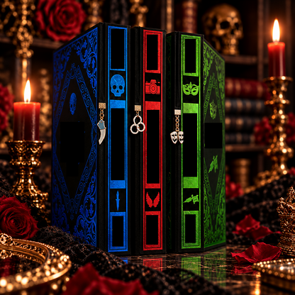 Gothic Collector Hardcover Trio – Blue, Crimson & Emerald Editions