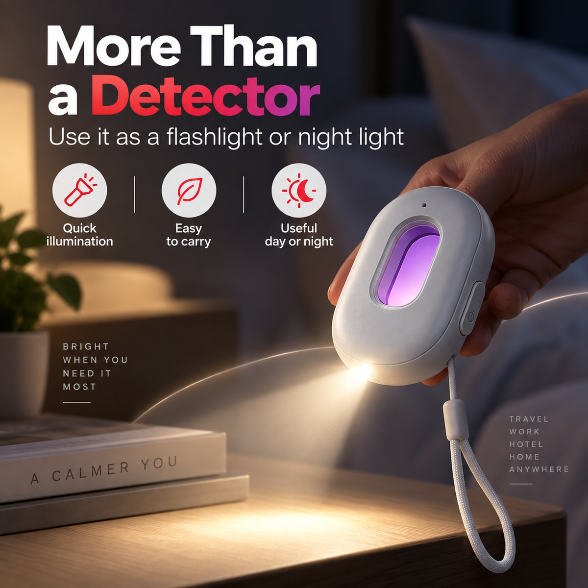 Compact Infrared Camera Detector Protect Your Privacy Anywhere