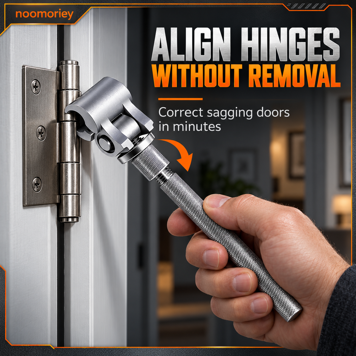 Adjustable Hinge Alignment Wrench Precision Door & Cabinet Repair Tool