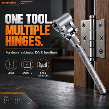 Adjustable Hinge Alignment Wrench Precision Door & Cabinet Repair Tool