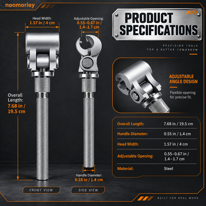 Adjustable Hinge Alignment Wrench Precision Door & Cabinet Repair Tool