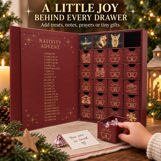 Nativity Advent Calendar 24 Days Of Faith & Family