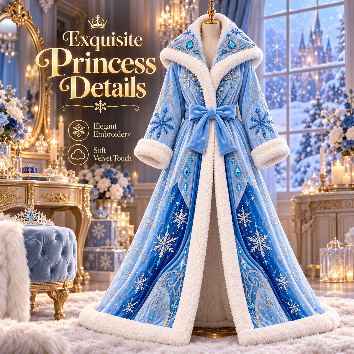 Princess Heated Robe Wrap Yourself in Royal Warmth