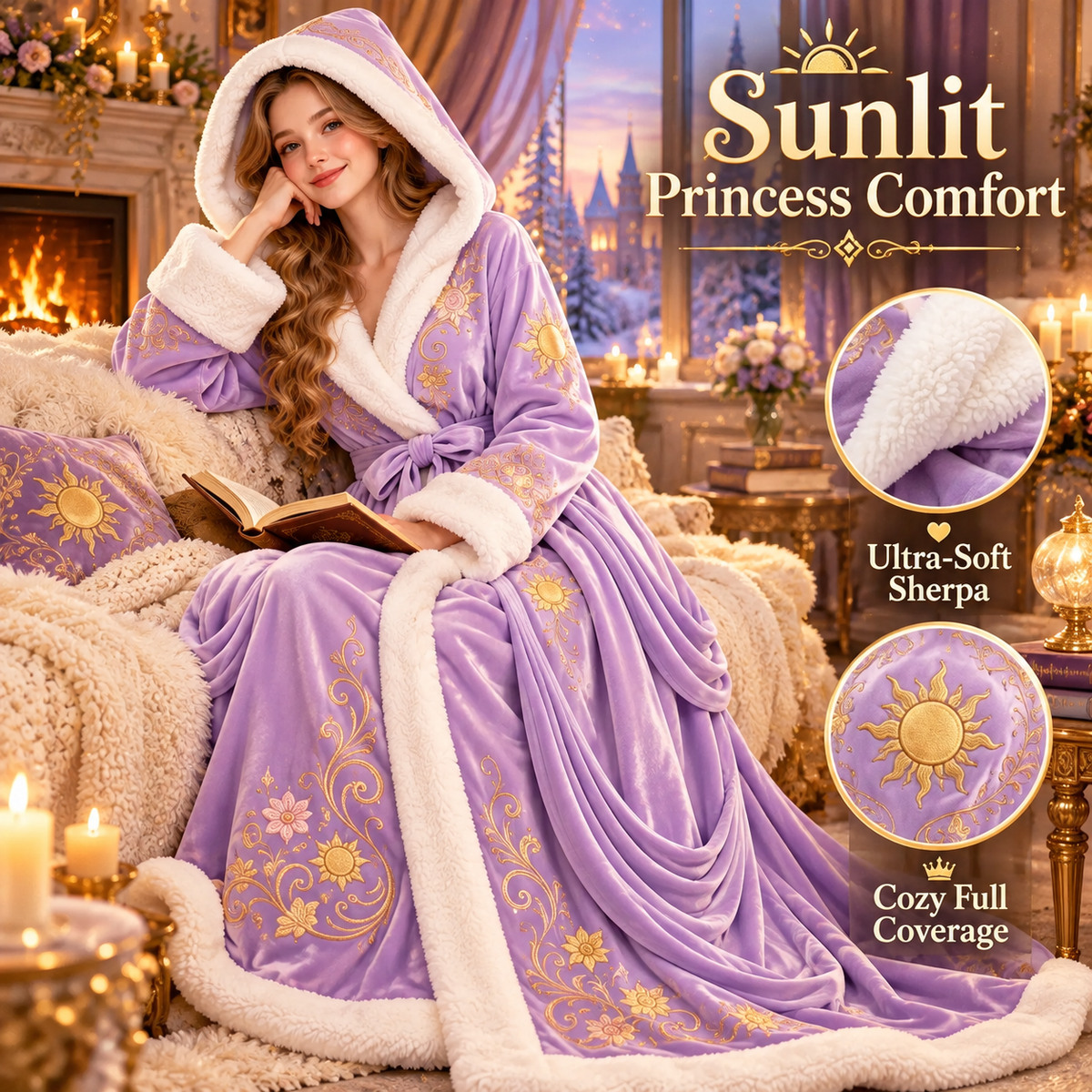 Princess Heated Robe Wrap Yourself in Royal Warmth