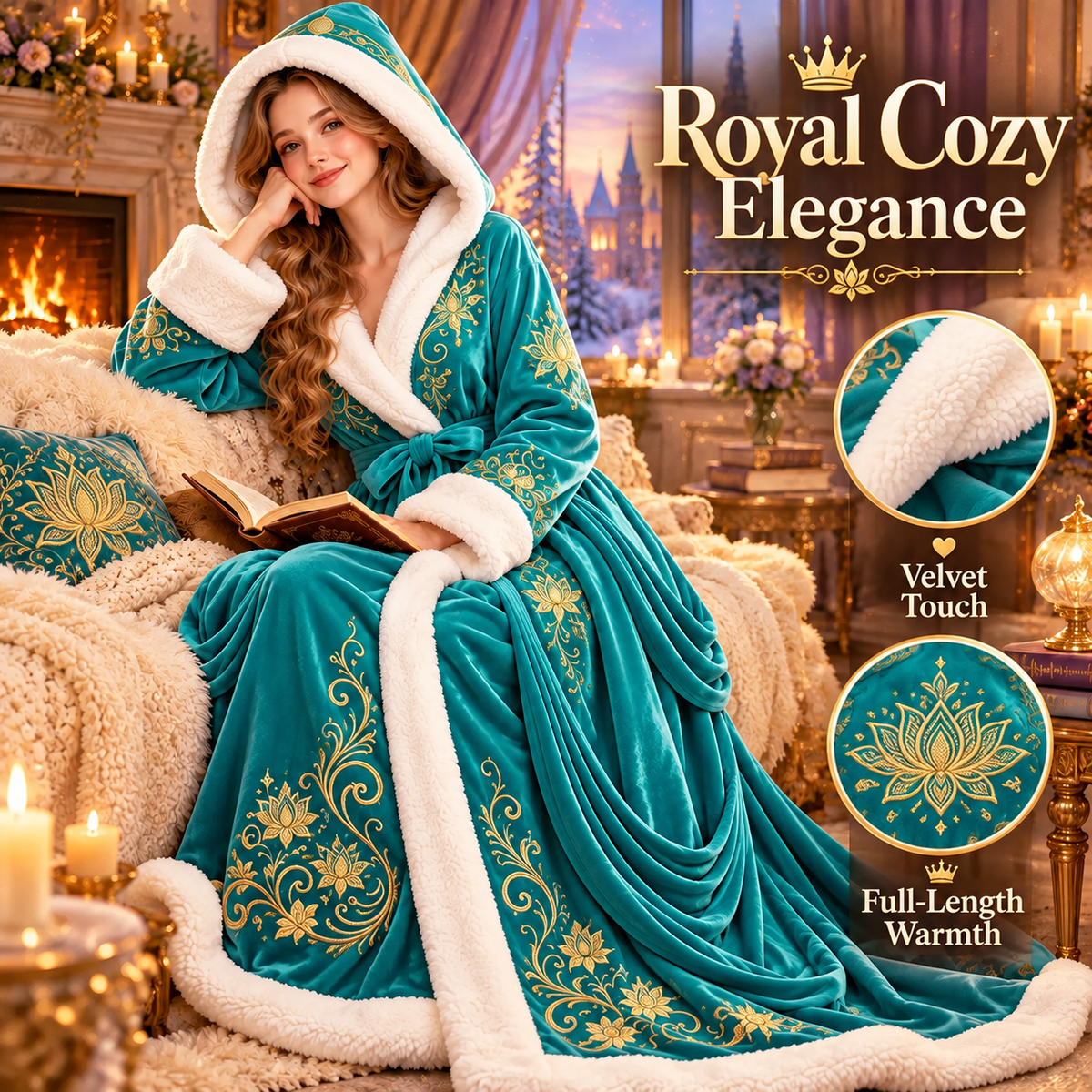 Princess Heated Robe Wrap Yourself in Royal Warmth