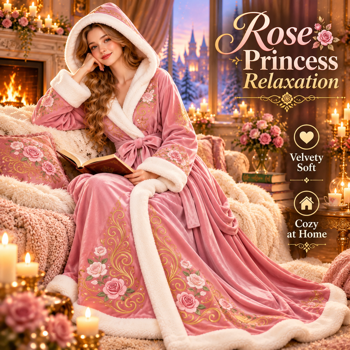 Princess Heated Robe Wrap Yourself in Royal Warmth