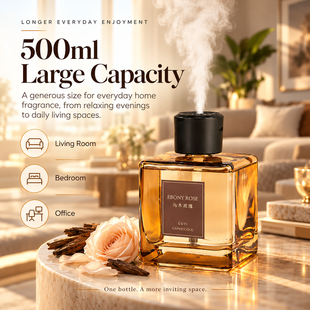 Refillable Essential Oil Scent Diffuser