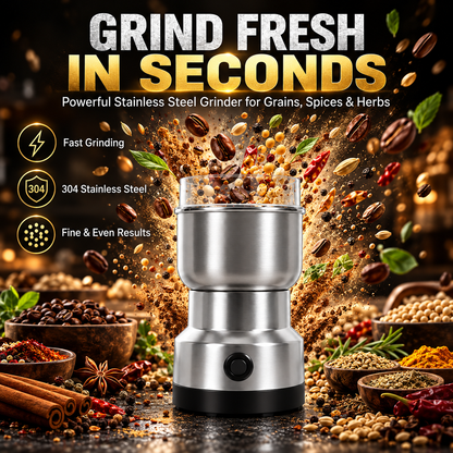 High-Speed Stainless Steel Grain Grinder Fast & Efficient Grinding