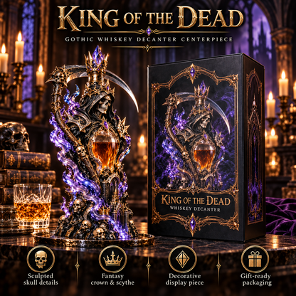 King of the Dead Grim Reaper Whiskey Decanter