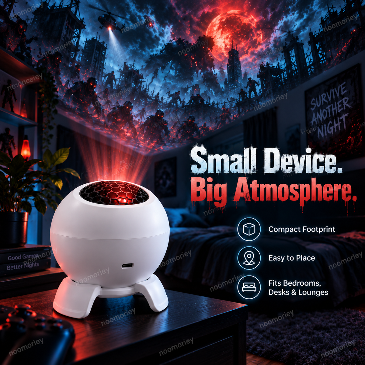 Gaming-Themed Projector Light Set the Mood for Your Next Session