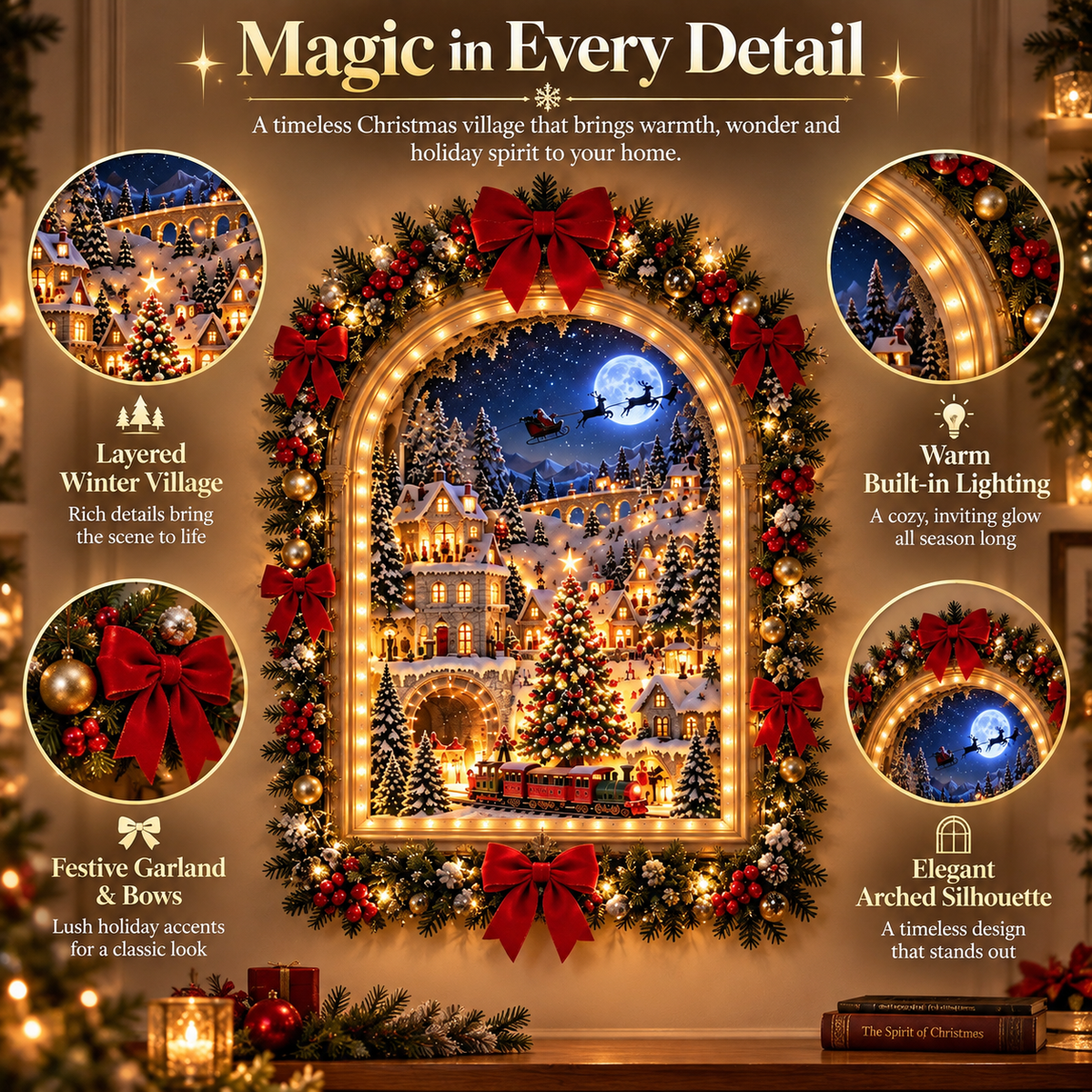 The Christmas Portal Animated Christmas Village