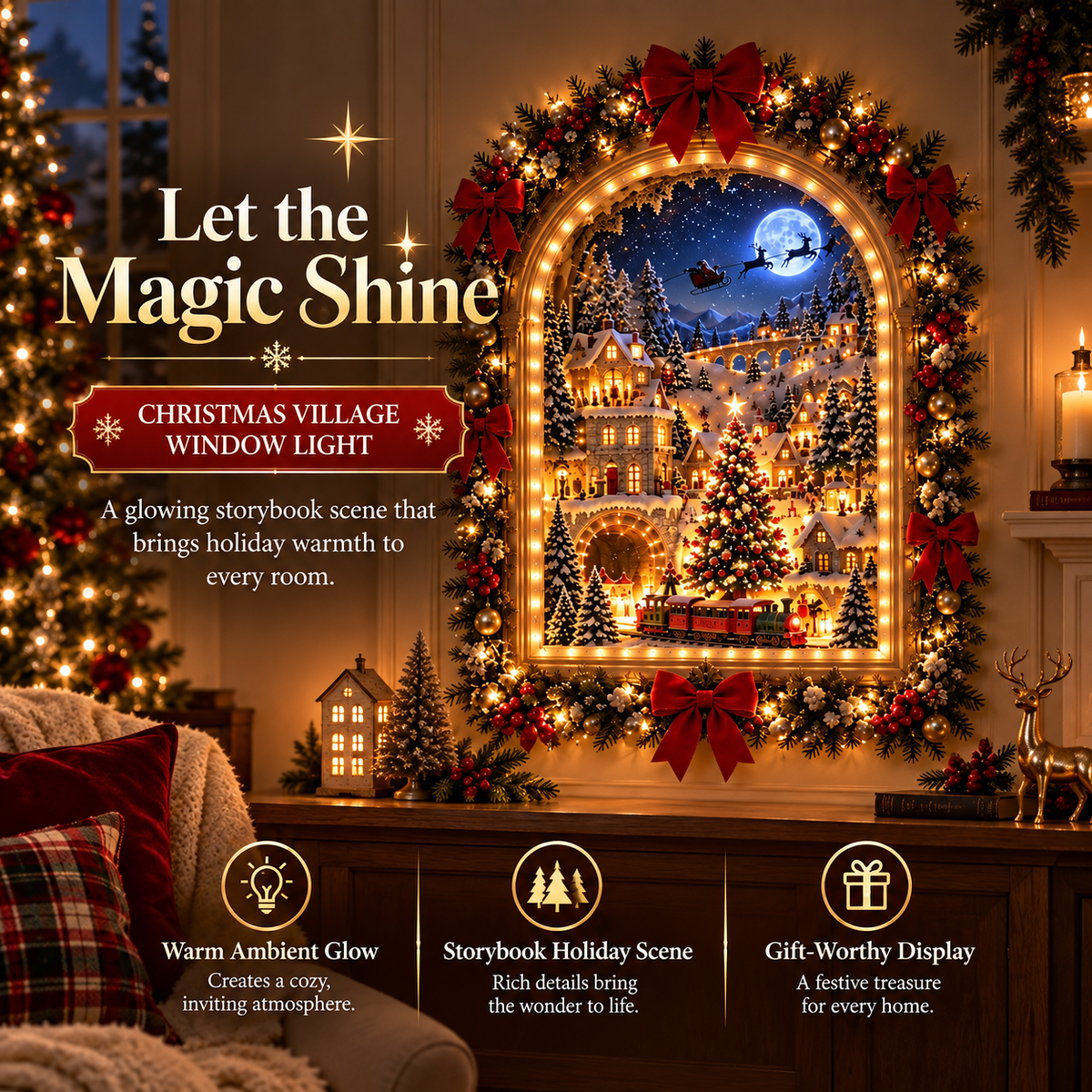 The Christmas Portal Animated Christmas Village