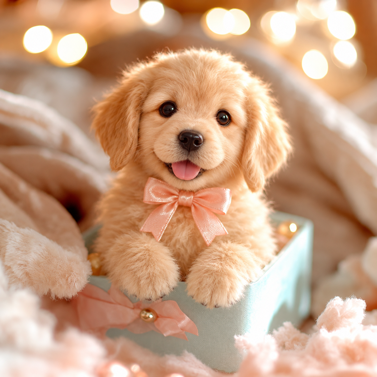 Realistic Robotic Golden Retriever Puppy The Cutest Christmas Surprise