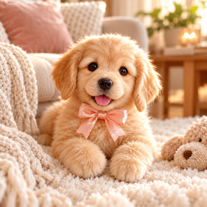 Realistic Robotic Golden Retriever Puppy The Cutest Christmas Surprise