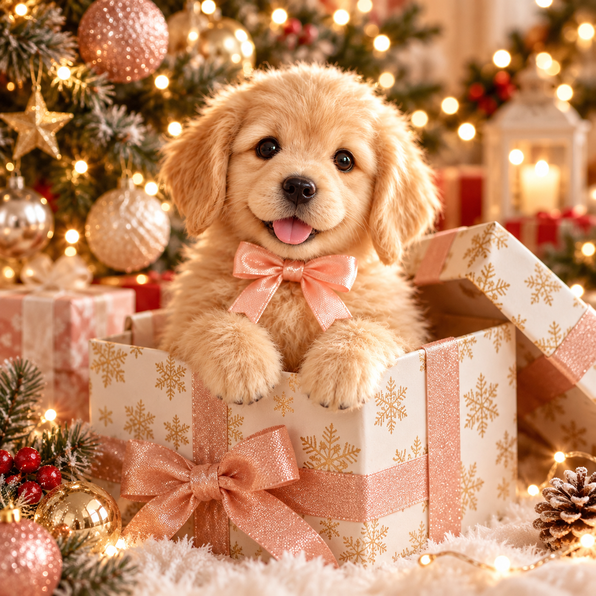 Realistic Robotic Golden Retriever Puppy The Cutest Christmas Surprise