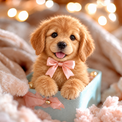 Realistic Robotic Golden Retriever Puppy The Cutest Christmas Surprise