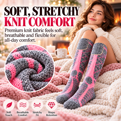 Winter Heated Socks with 3 Heat Settings & Rechargeable Batteries