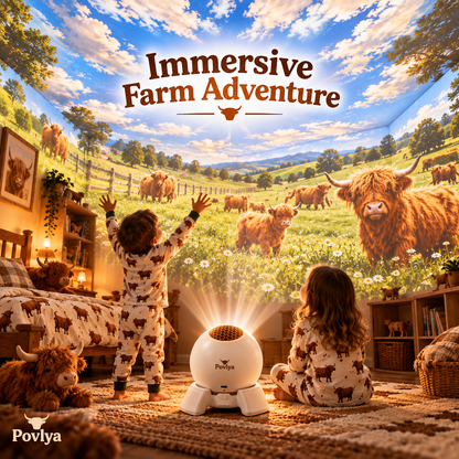 Highland Cow Farm Projector Bring Country Charm Into Your Home