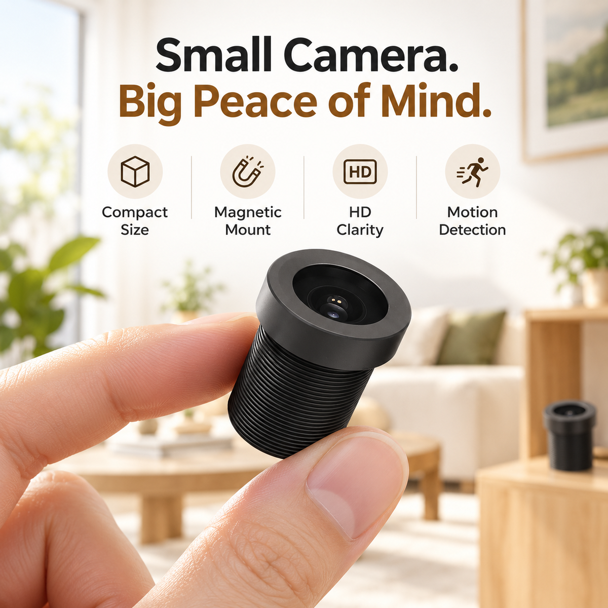 Special | Mini Portable Security Camera Small Size, More Peace of Mind