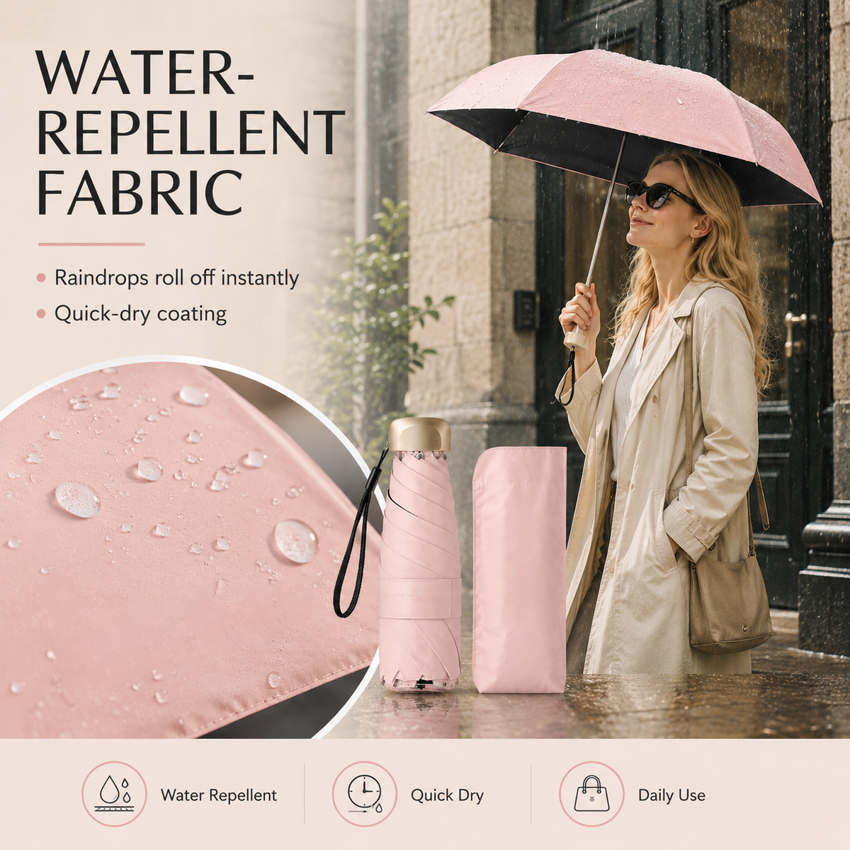 ✨ Dual-Purpose Portable Capsule Umbrella