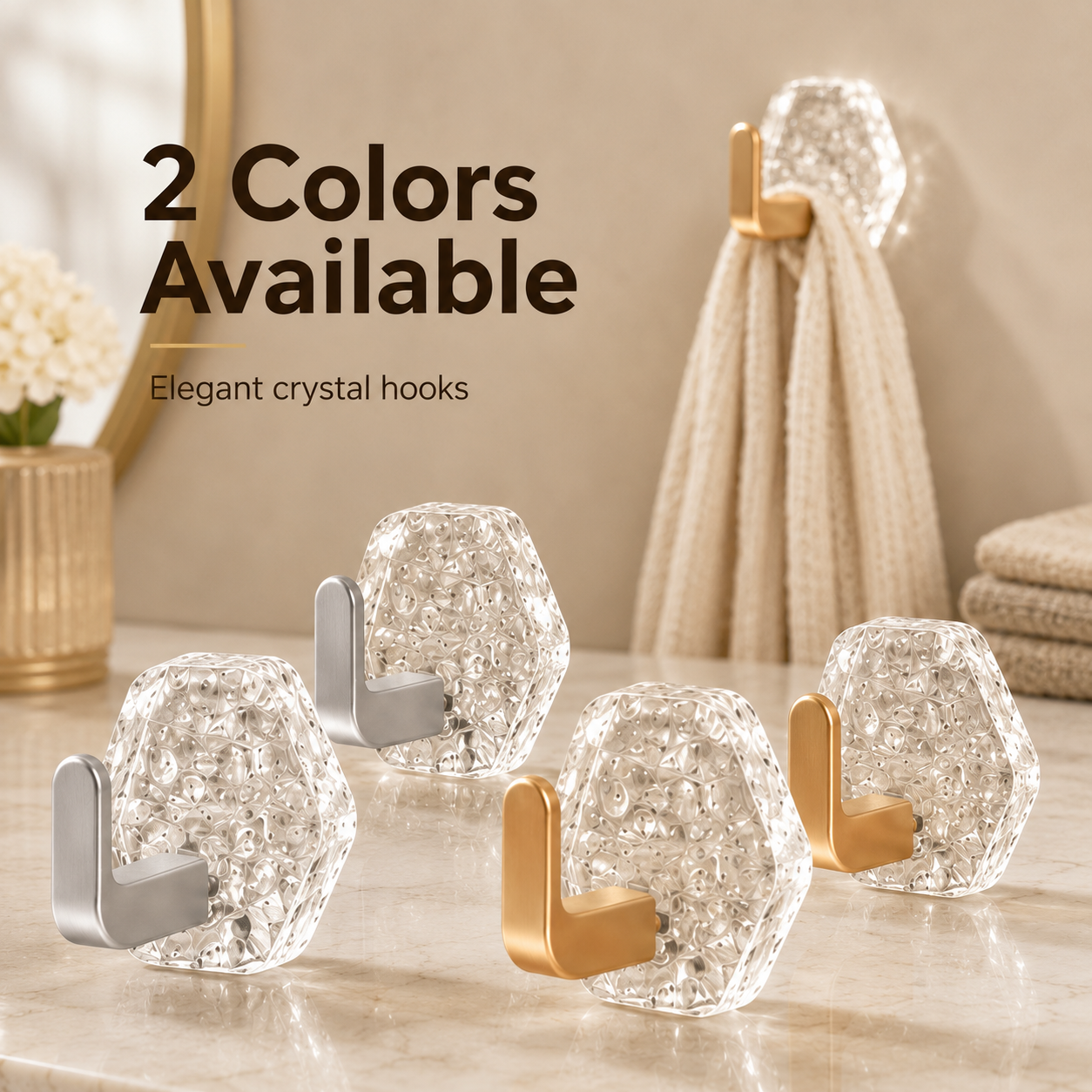 Heavy-Duty Adhesive Hooks