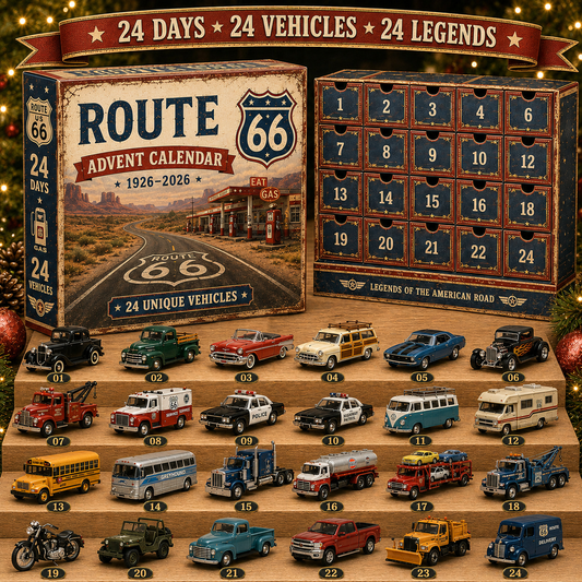 Route 66 Centennial Advent Calendar 24 Days of American Road Legends | 1926 2026 Collector s Edition