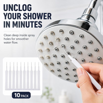 Anti-clogging cleaning brush for holes
