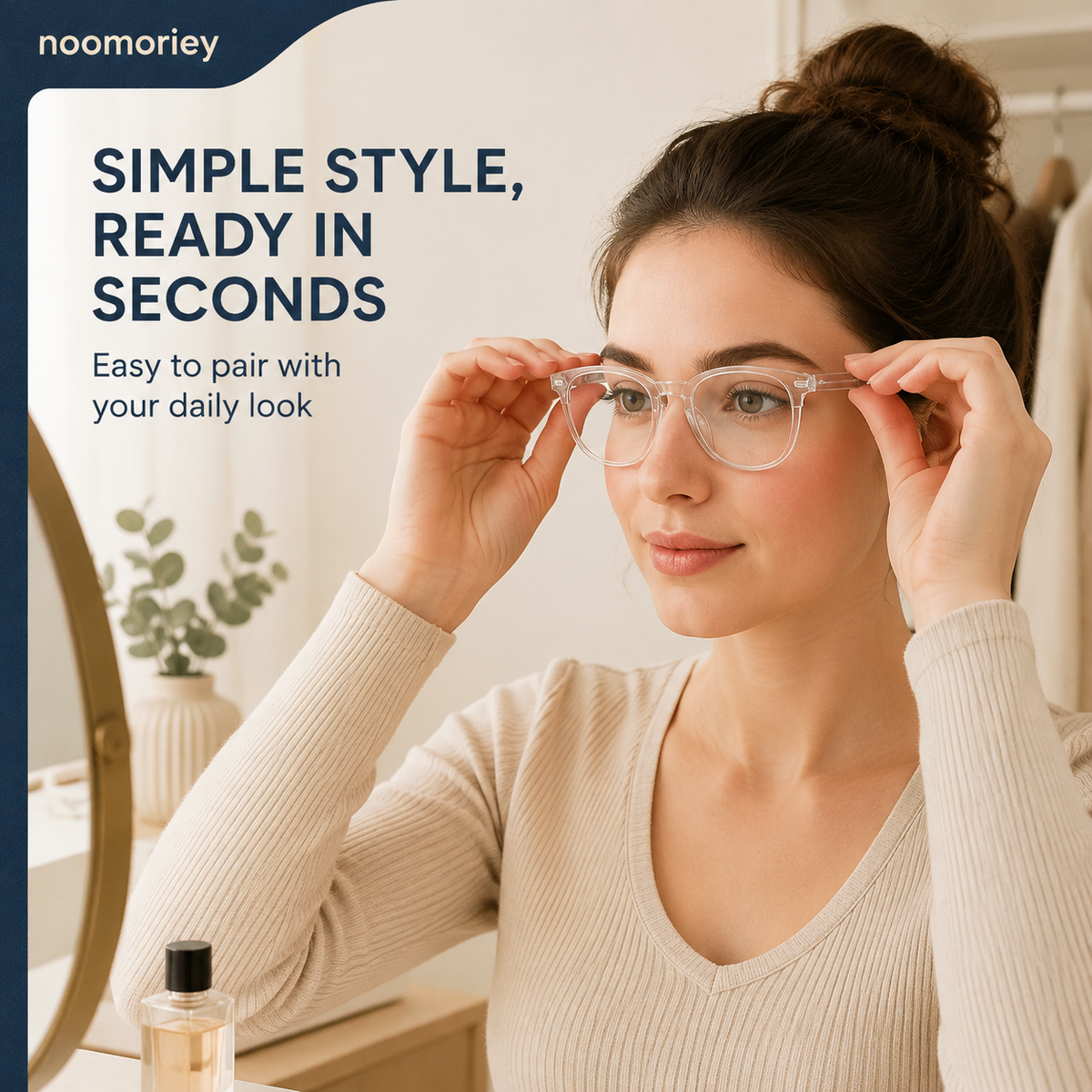 Unisex Oval Non-Prescription Glasses - 2-Pack Black & Clear Full Rim Frames