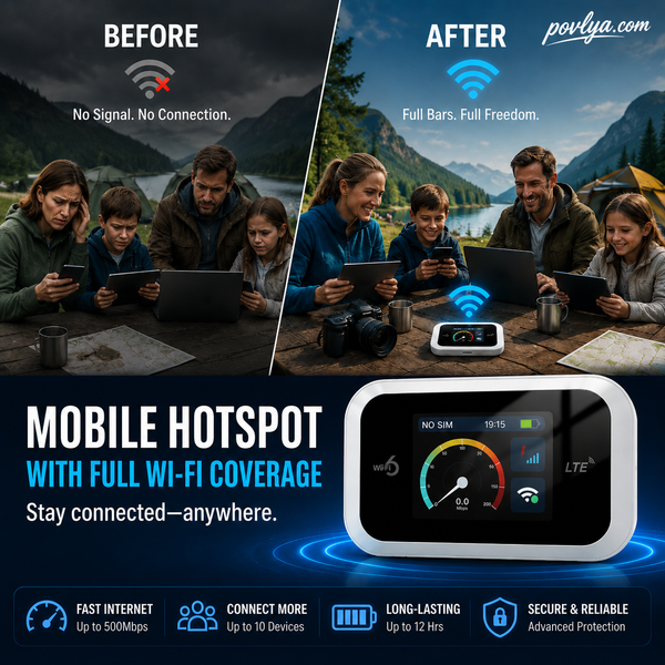 Mobile Hotspot – Portable WiFi, full coverage anywhere. No contract, no ...