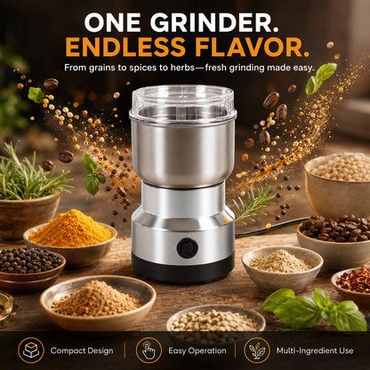 High-Speed Stainless Steel Grain Grinder Fast & Efficient Grinding