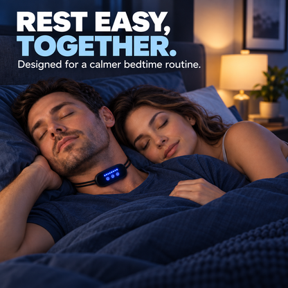 Wearable Anti-Snoring Neck Device Better Sleep for Both of You