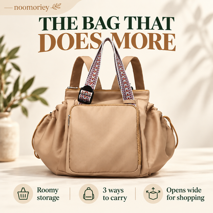 Expandable Tote Bag for Women Large Capacity Multi-Pocket Work & Travel Bag