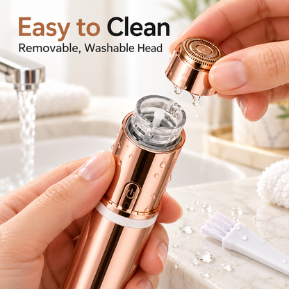2-in-1 Rechargeable Facial & Eyebrow Hair Trimmer