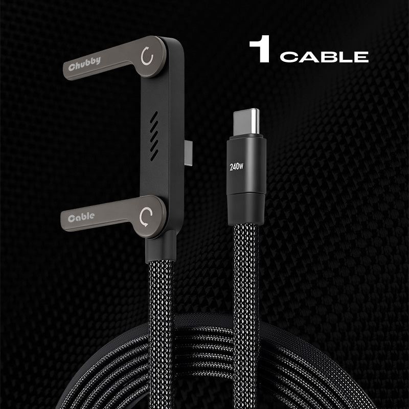 Fast-Charge Cable Phone Stand
