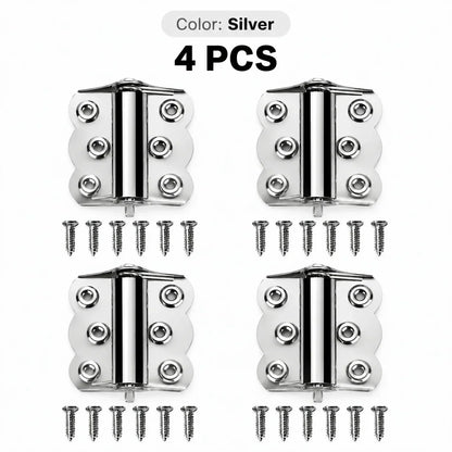 Self-Closing Spring Cabinet Hinges for Doors | 4/6 PCS