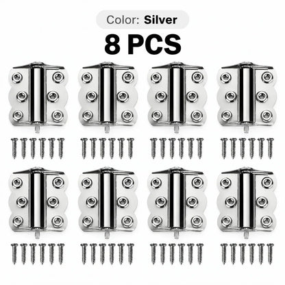 Self-Closing Spring Cabinet Hinges for Doors | 4/6 PCS