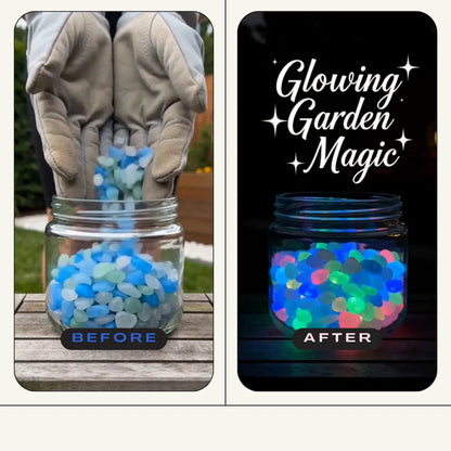 Glow-In-The-Dark Garden Stones
