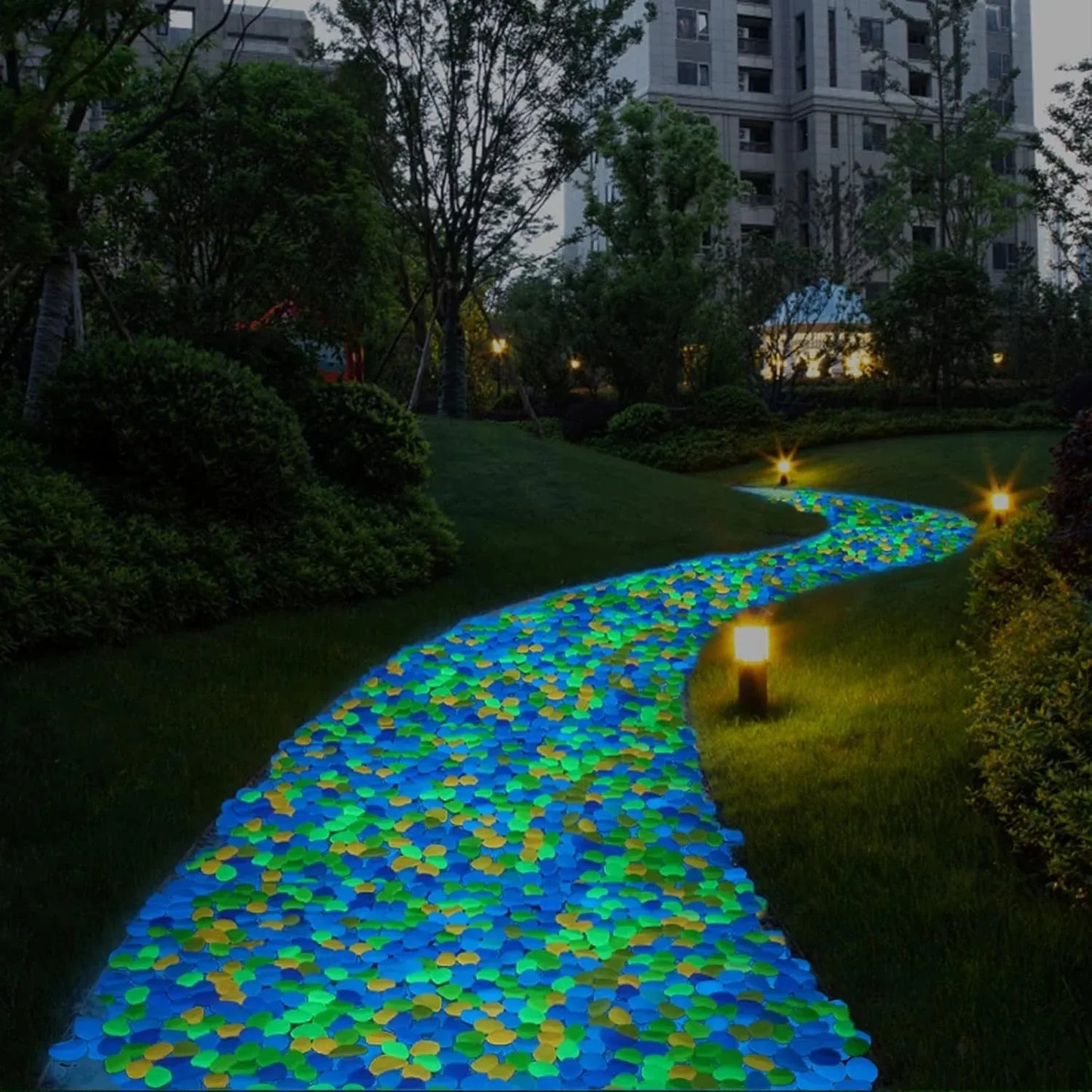 Glow-In-The-Dark Garden Stones