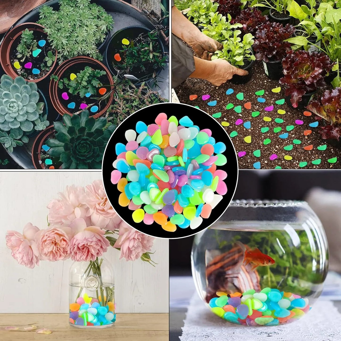 Glow-In-The-Dark Garden Stones