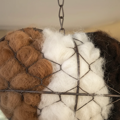 Alpaca Bird Nesting Heart
