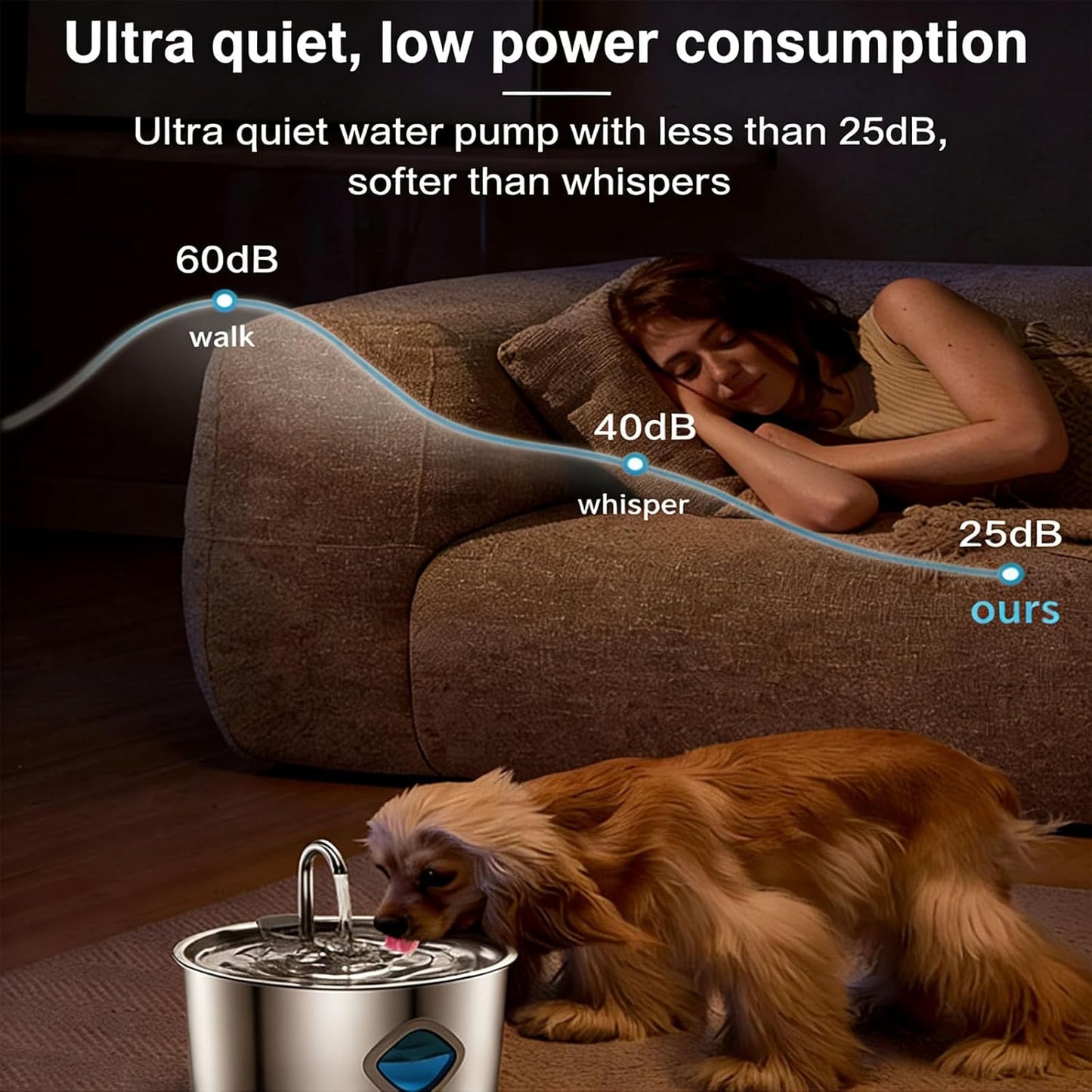Stainless Pet Water Fountain