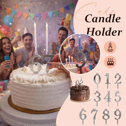Reusable Number Candle Holders