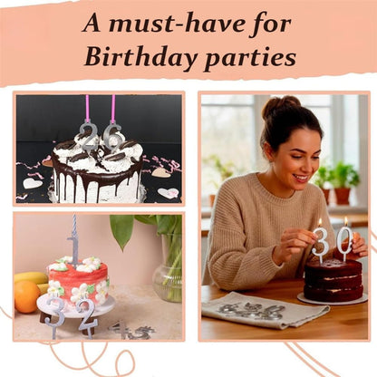 Reusable Number Candle Holders