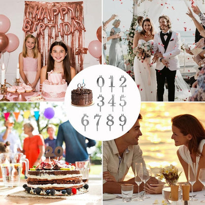 Reusable Number Candle Holders