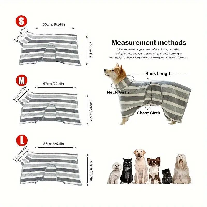 Pet Absorbent Bath Towel