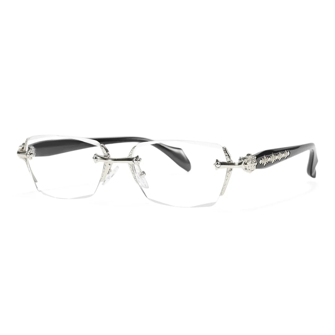 Rimless Blue-Light Reading Glasses