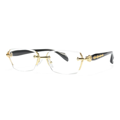 Rimless Blue-Light Reading Glasses