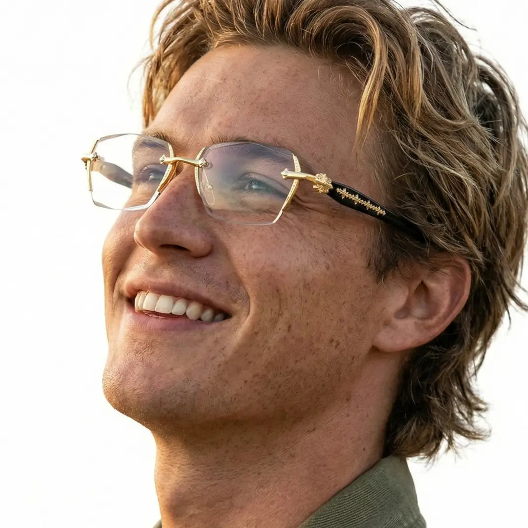 Rimless Blue-Light Reading Glasses