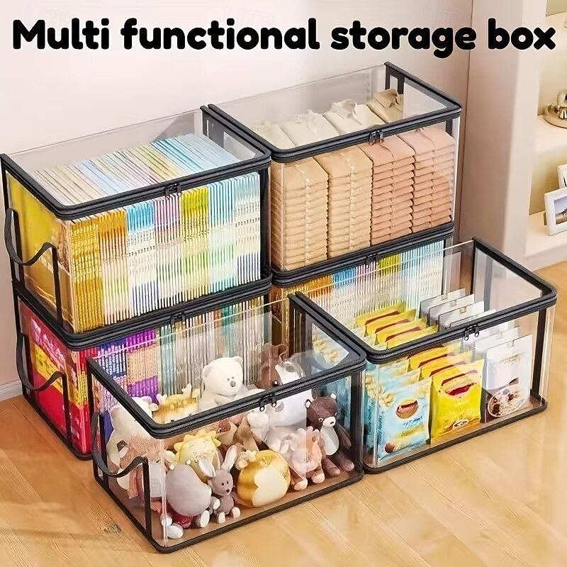 Heavy-Duty Flip-Top Storage Boxes