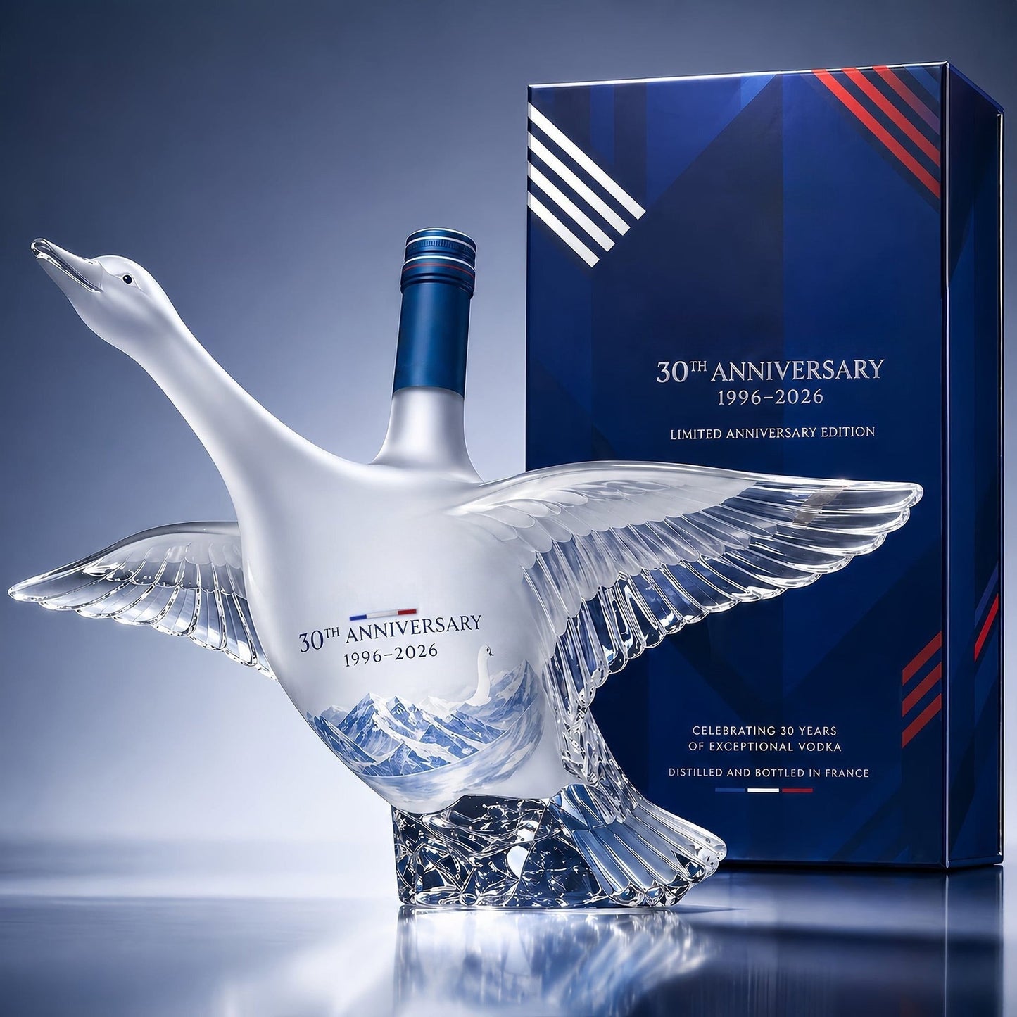 3D Sculpted Vodka Bottle